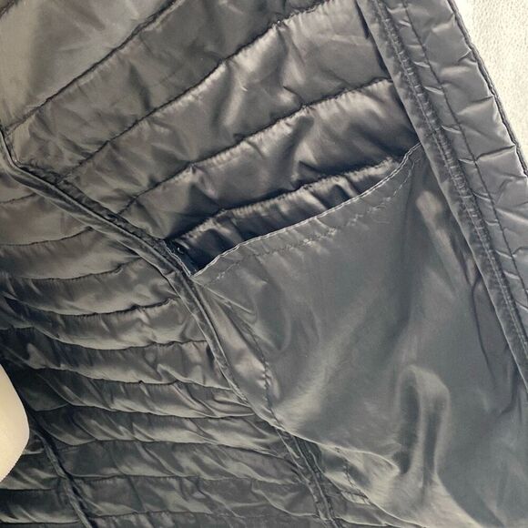 Old Navy Puffer‎ Coat Polyester Filled Black Large * Flaw - Picture 11 of 15